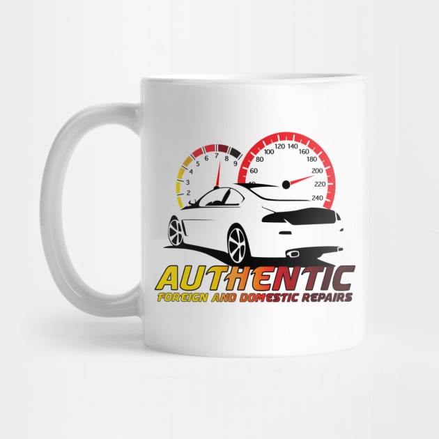 Authentic Auto Color Logo Front and Back by Wheely